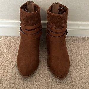 City Classified | Brown Suede Booties